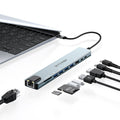 [3Pcs] BlitzWolf BW-NEW TH5 10 in 1 USB Hubs with HD 4K@30Hz USB3.0 / USB2.0 / Type-C 2.0 / RJ45 Ethernet / 100W PD Charging / SD TF Card Slots Docking Station for Apple Huawei Laptops Macbook
