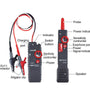 NOYAFA NF-820 Underground Cable Locator with Alligator Clip Anti-Interference High&Low Voltage Wire Locator Network Wire Tracker