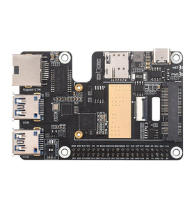 Raspberry Pi 5 PCIe Expansion Board to MiniPCIe 4G Gigabit Ethernet USB 3.2 Gen1 Adapter Board