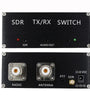 Transceiver Switch SDR Aluminum Alloy 100W Max TX Power 0.3dB Insertion Loss 38dB RX Isolation 12V 2A Compact Portable
