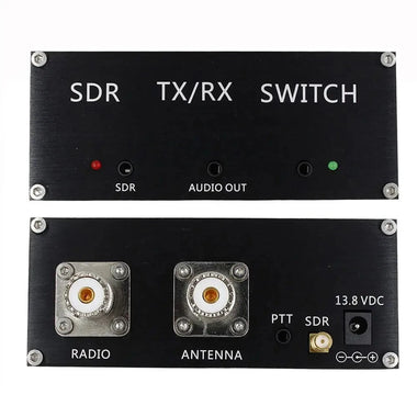 Transceiver Switch SDR Aluminum Alloy 100W Max TX Power 0.3dB Insertion Loss 38dB RX Isolation 12V 2A Compact Portable