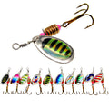 10Pcs 3.5g Sequin Bait Set Artificial Hard Fish Bait Metal Wobbler Fishing Kit Sea Fishing Tool