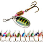 10Pcs 3.5g Sequin Bait Set Artificial Hard Fish Bait Metal Wobbler Fishing Kit Sea Fishing Tool