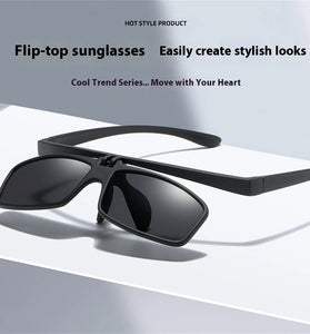 Flip Up Polarized Sunglasses for Men Women Fashion Driving Fishing UV400 Protection Outdoor Sun Glasses