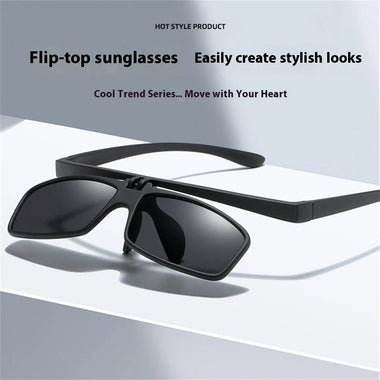 Flip Up Polarized Sunglasses for Men Women Fashion Driving Fishing UV400 Protection Outdoor Sun Glasses