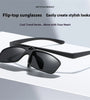 Flip Up Polarized Sunglasses for Men Women Fashion Driving Fishing UV400 Protection Outdoor Sun Glasses