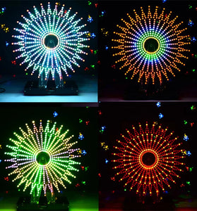 DIY Electronic Kit LED Rotating Ferris Wheel 16 Layer 30cm 610 LEDs Bluetooth Control Colorful Animation Modes APP Remote Control