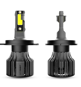 NovSight A500-N39 2PCS 72W DC9-32V Pair Car Headlight LED Bulbs 10,000LM/PAIR Car Headlamps 6000K IP68 Waterproof