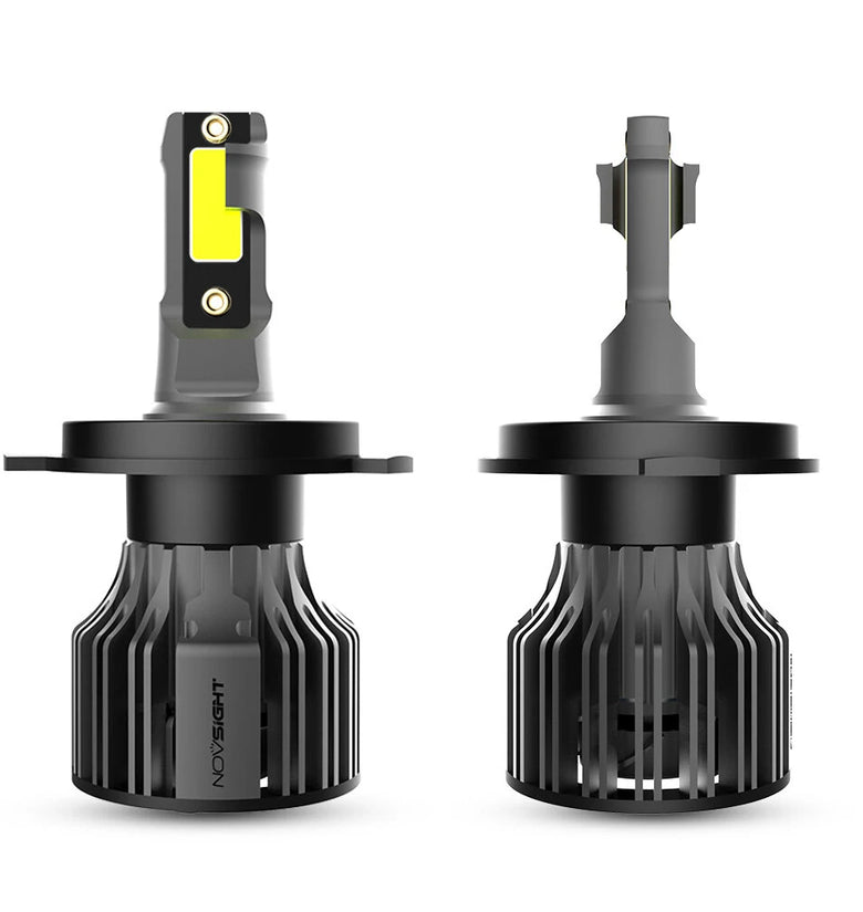 NovSight A500-N39 2PCS 72W DC9-32V Pair Car Headlight LED Bulbs 10,000LM/PAIR Car Headlamps 6000K IP68 Waterproof