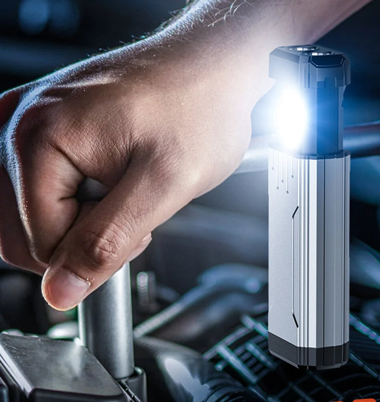 1000LM Super Bright Magnetic Flashlight USB Rechargeable Portable LED Work Lamp Multimode 18650 Waterproof Camping Tent Light