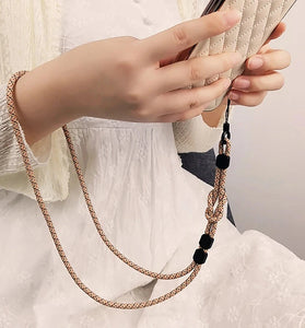 Mobile Phone Lanyard Hand-braided Strap Cord Neck Hanging Phone Chain Key Strap for Mobile Smartphone