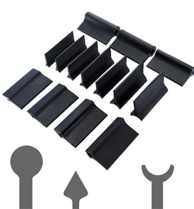 14PCS Rubber Sanding Block Set Sandpaper Holder Woodworking Tool Sanding Pad Polishing Pad Lathe Wood Carving Finishing