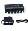 HAM-HP204 Stereo Audio Mixer Distributor Signal Selector 2 Input 4 Output 5X Magnification 3.5mm JRC NJM3414A DC 5-15V Volume Control