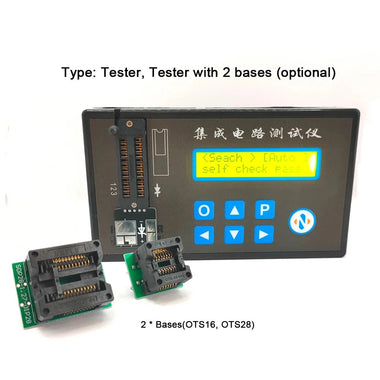 Digital IC Tester Multifunctional Transistor Diode LED Triode Detector with Built-in Battery Wide Compatibility High Productivity Easy Operation Auto Shutdown
