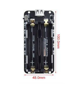5Pcs ESP32 18650 Lithium Battery Charging Shield 2 Way Mobile Power Expansion Board Module
