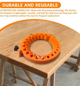 Universal Drill Bit Sharpener Attachment Plastic 2-13mm Large Angle Milling Manual Tool Enhanced Cutting Efficiency Portable and Lightweight