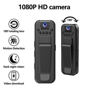 1080P HD Mini WIFI Camera Portable Digital Video Recorder Police Back Clip Recorder Motion Detection Infrared Night Vision