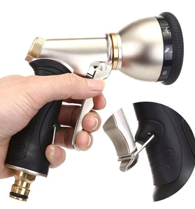 9 Function High-Pressure Water Spray Gun Car Washer Hose Spray Bottle Garden Watering Sprinkler Sprinkler Cleaning Water Gun