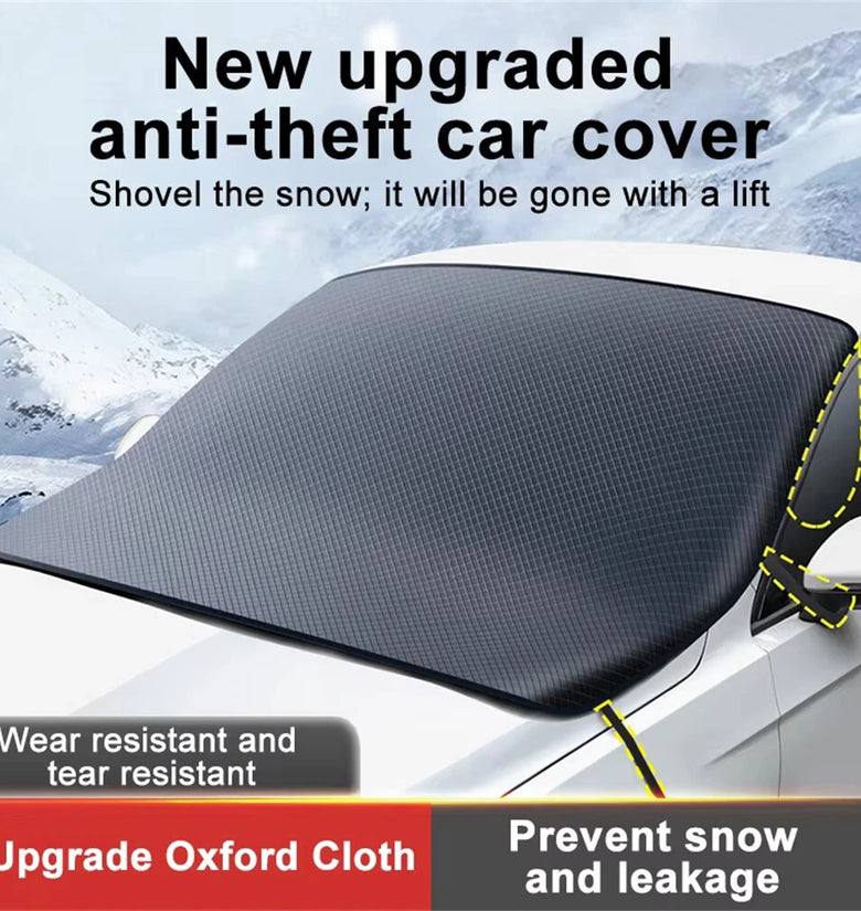 1PC Universal Car Windshield Sun Shade Snow Protector Cover Fit Anti-Frost Sunshade Snowproof For Most Cars SUVs Trucks