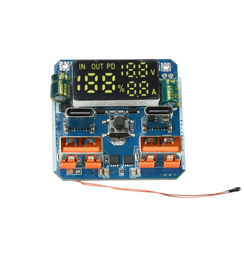 4S PD 100W 20V 5A Bidirectional Lithium Battery High Power Output Fast Charging Module Charge/Discharge Integrated Buck-Boost Module