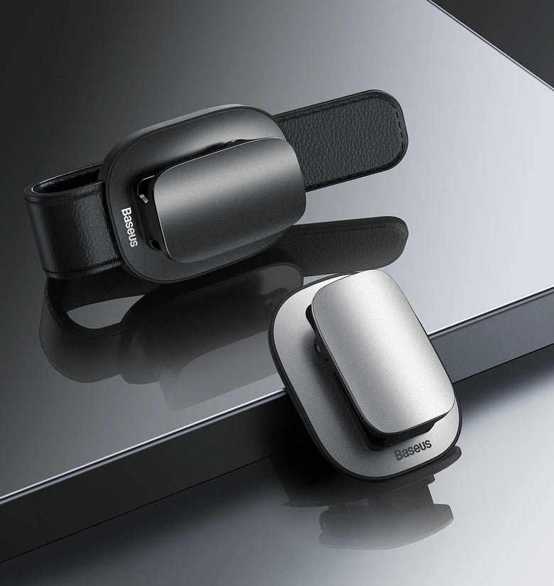 Baseus Car Eyeglass Holder Glasses Storage Clip For Audi Auto Interior Organize Accessories Car Sunglasses Holder