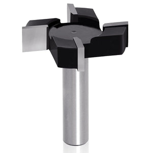 1/2 Inch 12mm Shank CNC Spoilboard Surfacing Router Bit 4 Wings Slab Flattening Router Bit Planing Bit Wood Planing Bit
