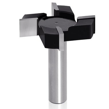 1/2 Inch 12mm Shank CNC Spoilboard Surfacing Router Bit 4 Wings Slab Flattening Router Bit Planing Bit Wood Planing Bit