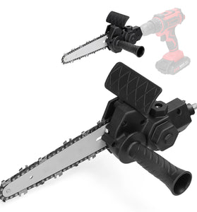 6 Inch Portable Electric Chainsaw Conversion Head Kits Electric Drill to Electric Chain Saw Adapter Portable Pruning Saw