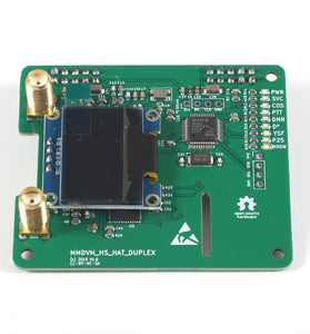 MMDVM_HS_Dual_Hat MMDVM Duplex RX TX UHF VHF Hotspot Board + Antenna + OLED Support P25 DMR YSF NXDN for Raspberry pi