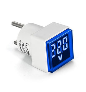 1PC EU Plug LED Digital Voltmeter Ammeter Voltage Current Tester Monitor Electrical Meter Indicator for Home Appliances