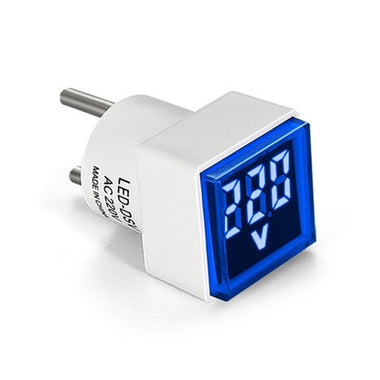 1PC EU Plug LED Digital Voltmeter Ammeter Voltage Current Tester Monitor Electrical Meter Indicator for Home Appliances