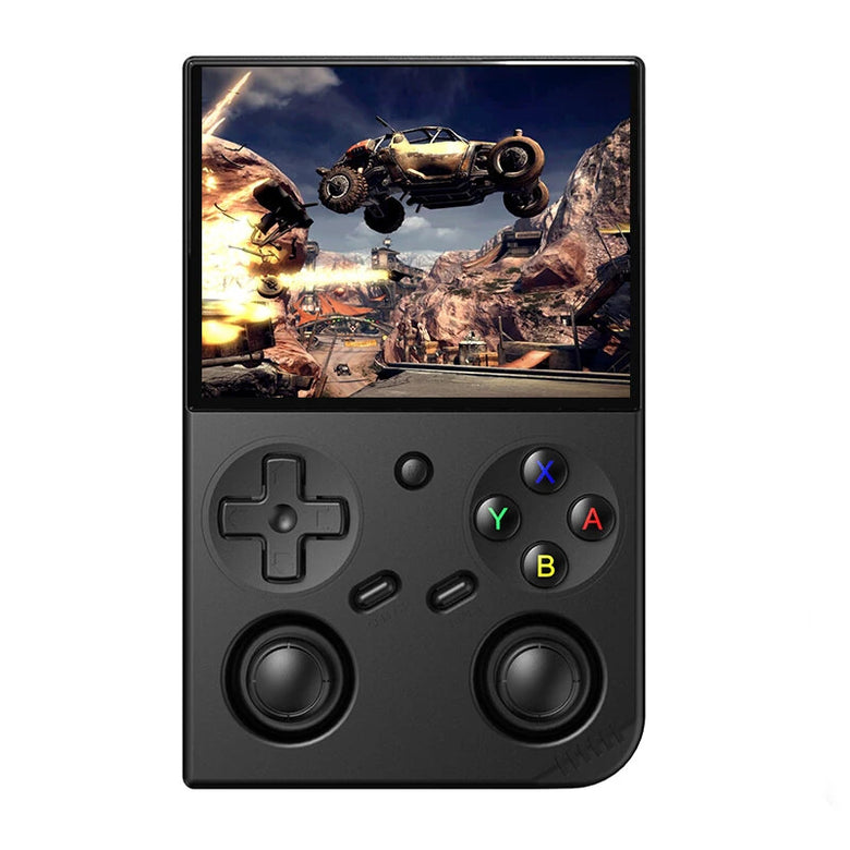ANBERNIC RG35XX Pro 64G+128G 3.5-inch IPS Screen Handheld Game Console Linux System Quad-core Built-in 11000+ Games Support WiFi6&BT4.2 3200mAh Battery Dual Joysticks Vibration Motors HiFi-Speakers Video Game Player Console