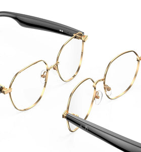 W100B Smart AI Translation Glasses bluetooth 6.0 ChatGPT4.0 Real-Time 163 Languages Translator ENC Noise Cancellation Dual Speakers IP67 Waterproof UV400 Anti-blue Light Lens Glasses