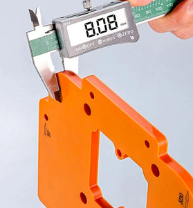 1Pc Cabinet Door Invisible Embedded Handle Slotting Template Wardrobe Cabinet Drawer Door Wooden Board Slotting Tool