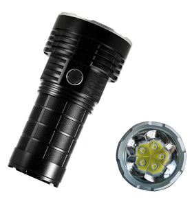 HAIKELITE HK05 5*SFN60 30000LM 1000M Long Range Powerful LED Flashlight with 3*21700 Battery Type-C USB Rechargeable High Power Output Strong LED Torch