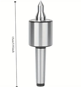 Woodworking Turning Return Top MT2 Live Center 0.0002inch High Accuracy 60 Degree Lathe Center With 18mm Shank Diameter For Lathe Wood Metal Turning Tool