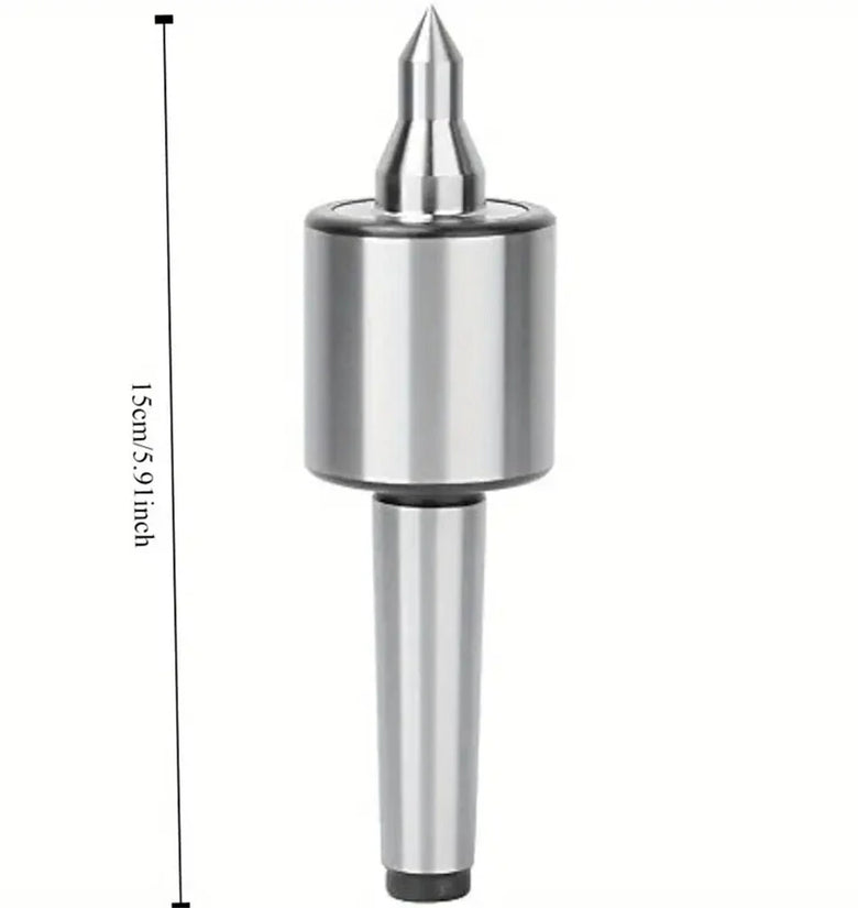 Woodworking Turning Return Top MT2 Live Center 0.0002inch High Accuracy 60 Degree Lathe Center With 18mm Shank Diameter For Lathe Wood Metal Turning Tool