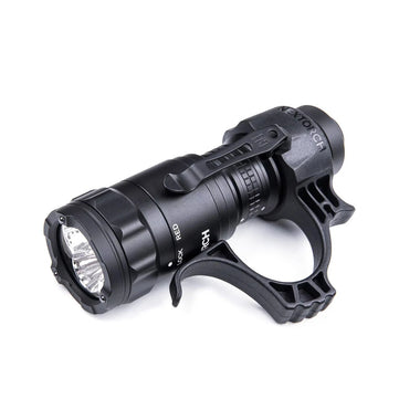 NEXTORCH TA21 1300LM EDC Tactical Flashlight Come With Battery & Tactical Ring Red and White Light High Power Mini LED Torch EDC Survival Tools For Outdoor Duty Camping Adventure