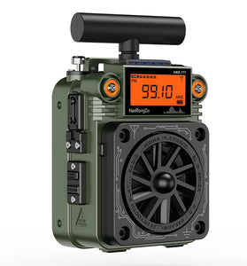 HanRongDa HRD-777 Multiband Radio bluetooth AM FM SW WB 6 EQ Modes TF Card MP3 Player Type-C Charging SOS Alarm Survival Gear Camping Portable Outdoor Radio