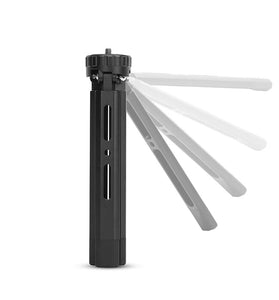 Mini Metal Tripod Four-height Adjustable Stand Portable Mount Bracket for Phone Camera Vlog Broadcasting