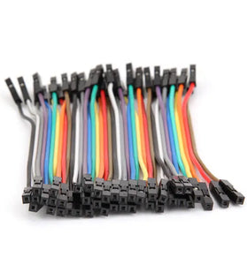 400pcs 10cm Female To Female Jumper Cable Dupont Wire For
