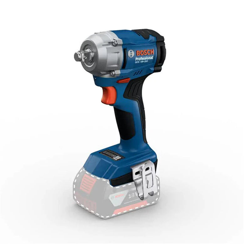 GDS 18V-350 for BOSCH Professional Cordless Impact Wrench Brushless Motor 350Nm Torque Compact Design Versatile Settings Industrial Automotive Tools