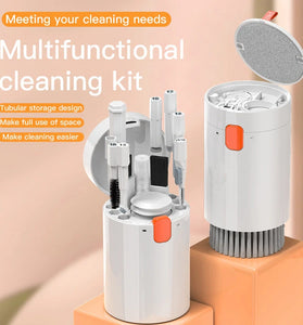 20-in-1 Multifunctional Digital Cleaning Tool Set Mobile Phone Headphones Laptop Keyboard Cleaning Brush Dust Removal Key Remover Multifunctional Cleaning Set