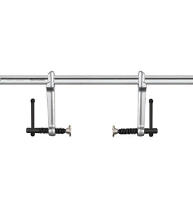 Multifunctional F Clamp 300x80mm Double Force Welding Bar Clamp 1200 Pounds Clamping Force Chrome Vanadium Steel Metalworking Woodworking Heavy Duty Clamp