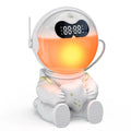 Elfeland Astronaut Design Sunrise Alarm Clock Mood Bluetooth Night Light Sleep Aid Touch Lamp Sound Machine Child Gift