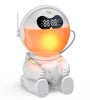 Elfeland Astronaut Design Sunrise Alarm Clock Mood Bluetooth Night Light Sleep Aid Touch Lamp Sound Machine Child Gift