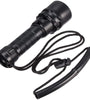 High Power Diving Flashlight IP68 Waterproof Professional Dive Lights 18650 Battery for Deep Sea Underwater Lighting Diving Torch