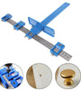 Woodworking Drill Punch Locator Jig Drill Guide Cabinet Handle Knob Template Locator Hole Punch Tool