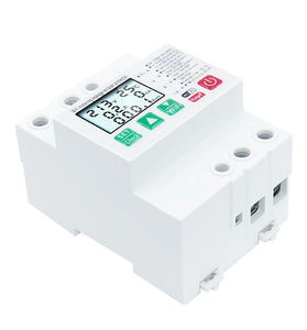 Tuya Smart Leakage Circuit Breaker WIFI Energy Meter Kwh Metering Switch Timer with Voltage Current and Leakage Protection APP Control
