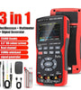 ZOYI 703S 3-in-1 Dual Channel 50MHZ Bandwidth Handheld Oscilloscope Multimeter Generator 280MSa/s High Sampling Professional Oscilloscope 25000 Count Digital Multimeter